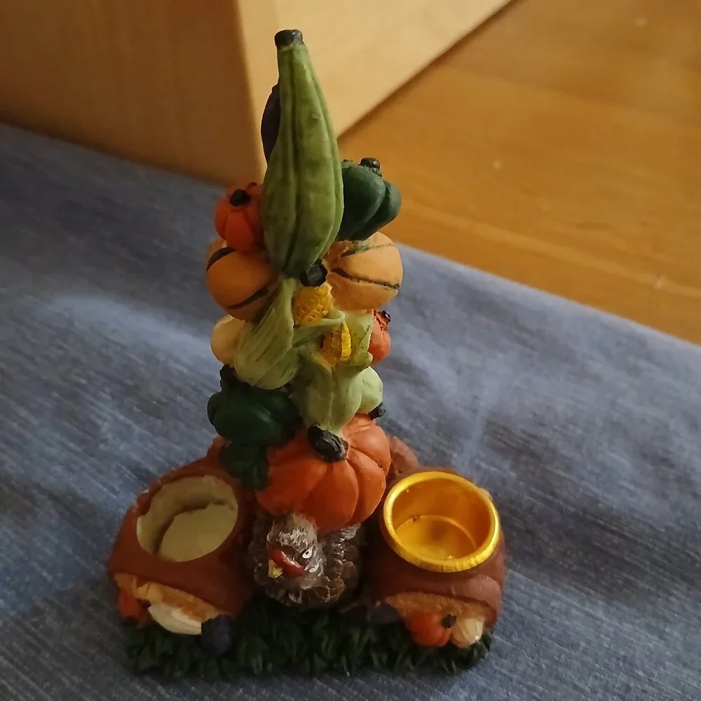 Wooden Fall Pumpkin + Thanksgiving decorations